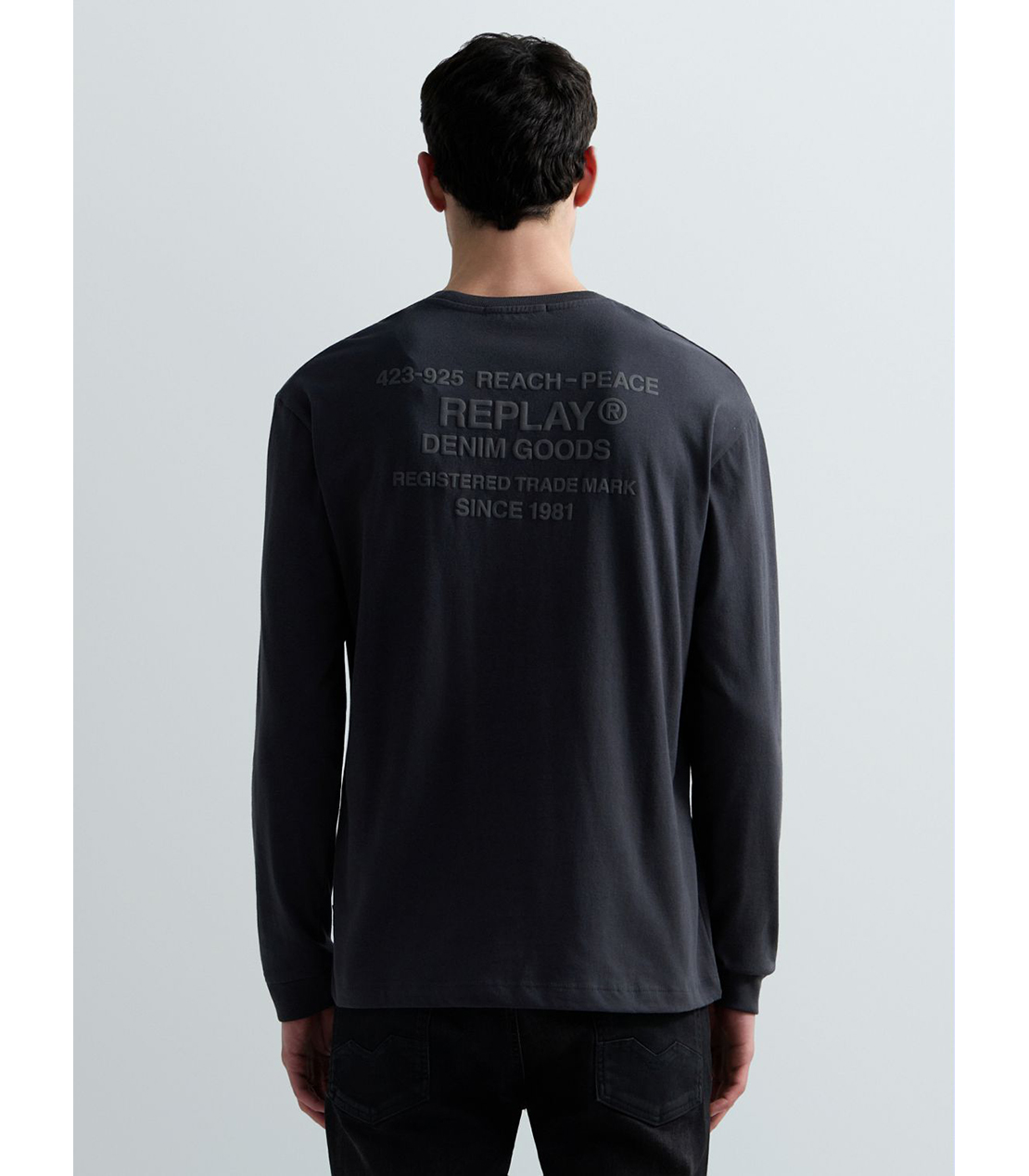 オープンエンドジャージーロングTシャツ 詳細画像 ダークグレー 2